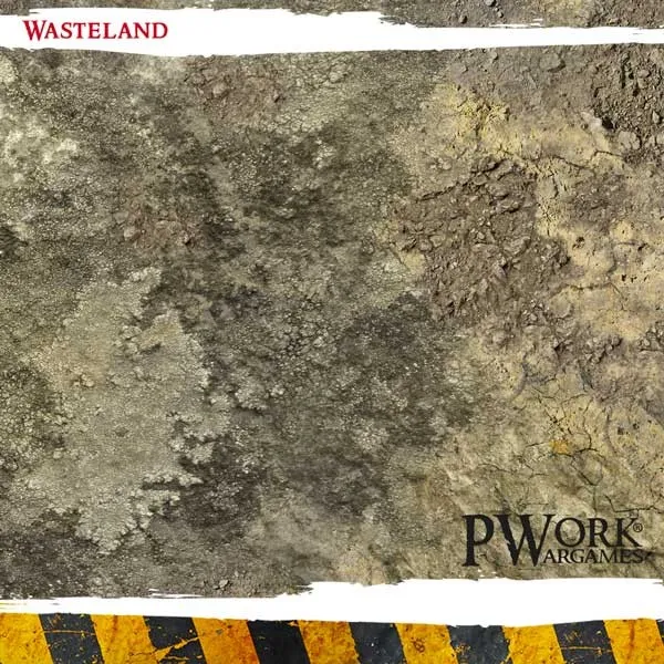Tapis de jeu néoprène - Wasteland - 90x90 cm