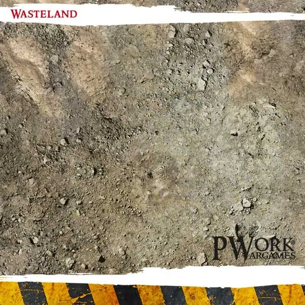 Tapis de jeu néoprène - Wasteland - 90x90 cm