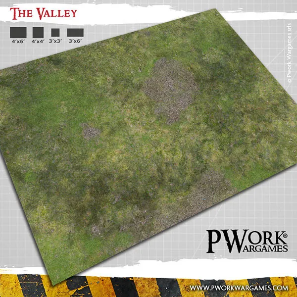 Tapis de jeu néoprène - The Valley - 90x90 cm