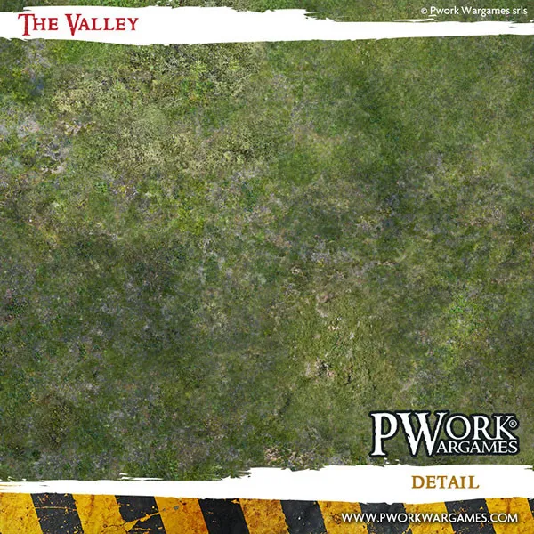 Tapis de jeu néoprène - The Valley - 90x90 cm