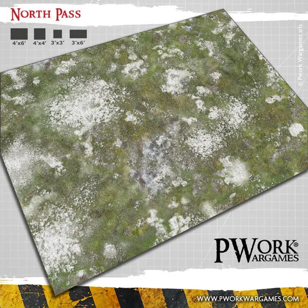 Tapis de jeu néoprène - North Pass - 90x90 cm
