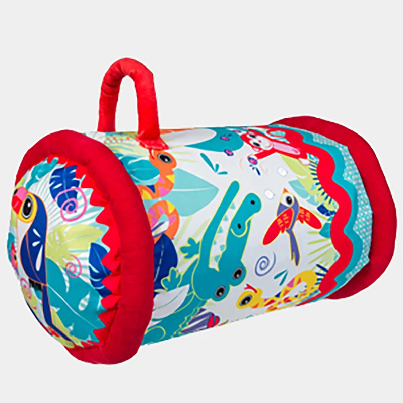 LUDI Rouleau pour bébé en tissu Jungle