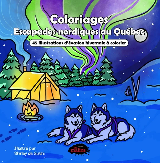 Coloriages Escapades nordiques au Québec