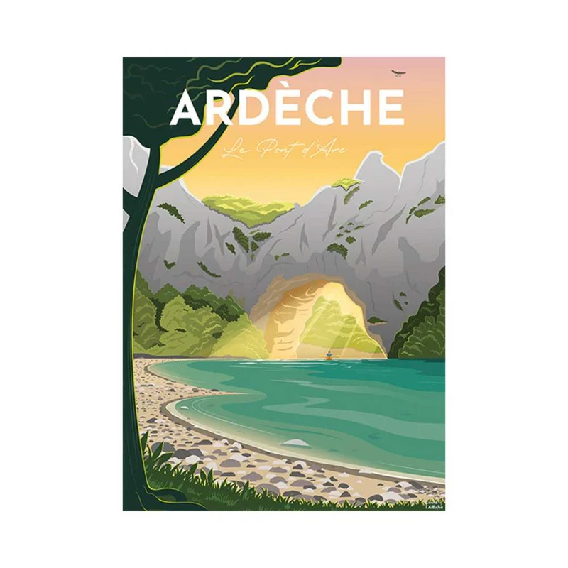 Affiche de l'Ardeche (1500 pcs)