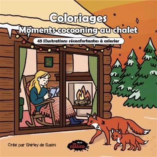 Coloriages Moment cocooning au chalet