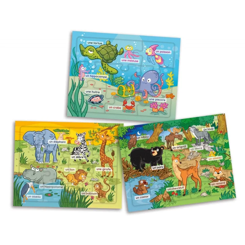 Mes premiers casse-têtes à colorier: les animaux (FR)