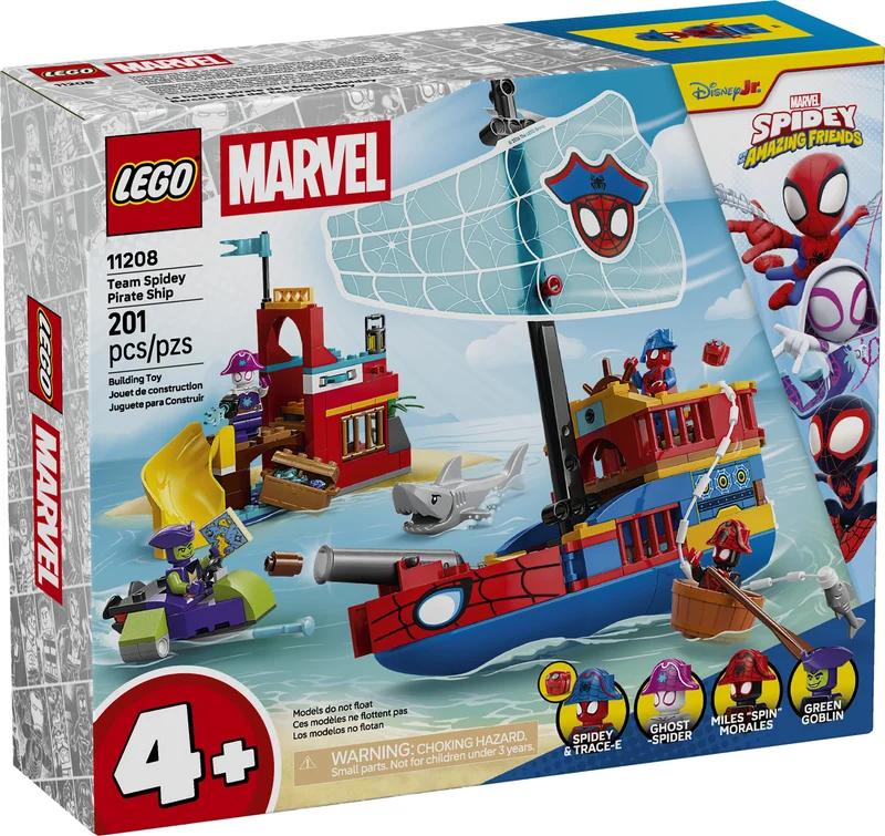 Le bateau pirate de l’équipe Spidey