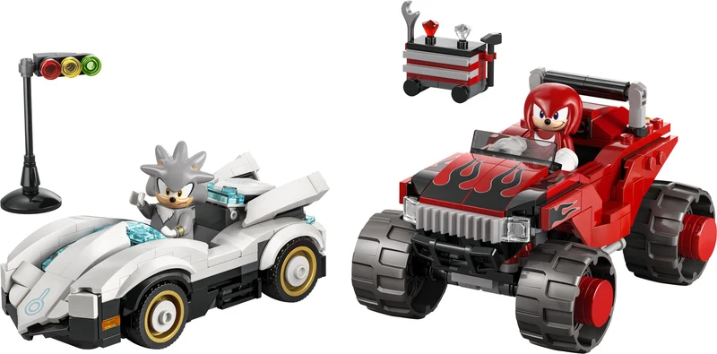 La voiture de Silver contre le camion monstre de K