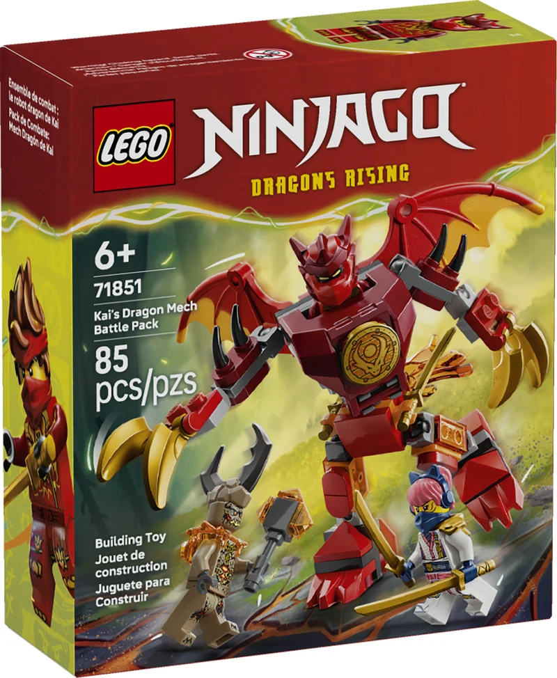 Ensemble de combat : le robot dragon de Kai