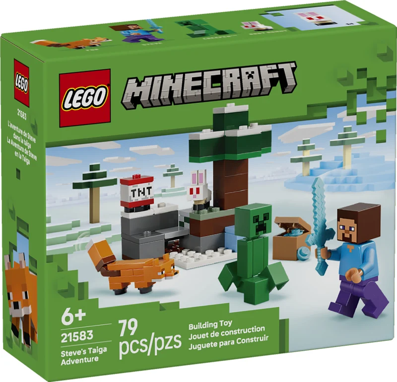 L’aventure de Steve dans la taïga