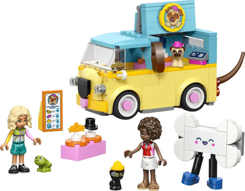 La camionnette d’accessoires pour animaux