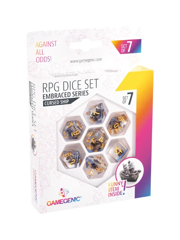 Set de 7 dés JDR - Embraced Series - Cursed Ship