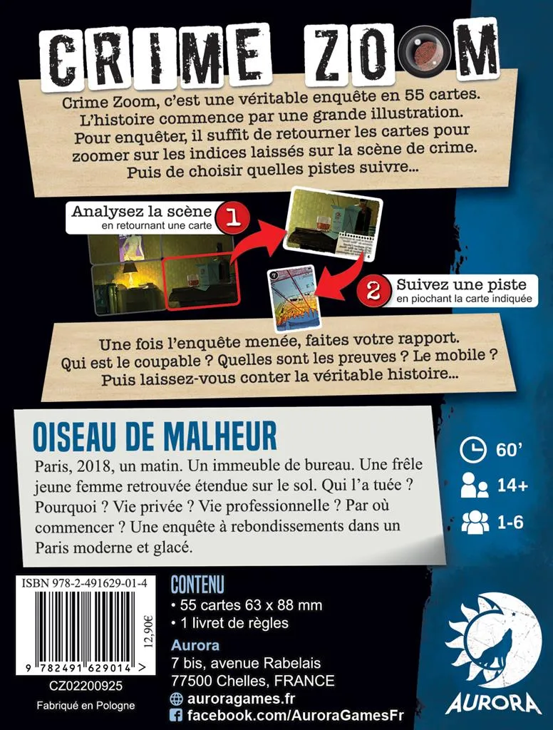 Crime Zoom - Oiseau de malheur