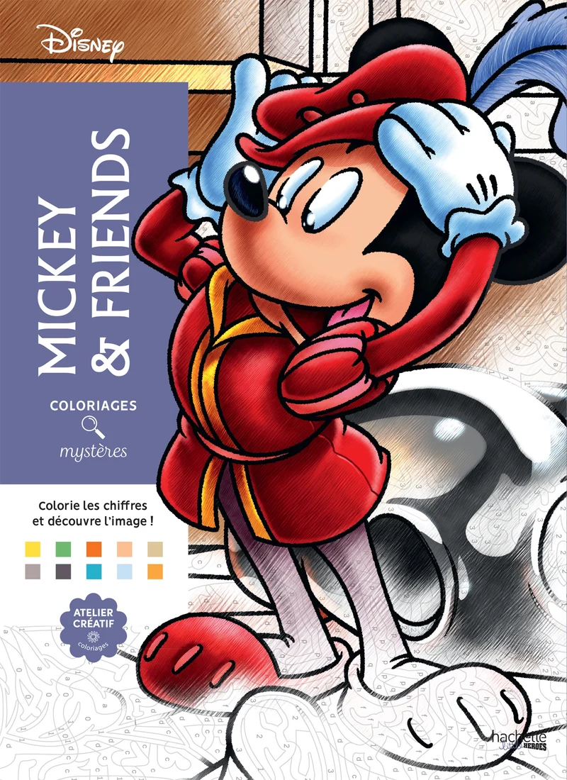 Coloriage mystère Mickey et Friends