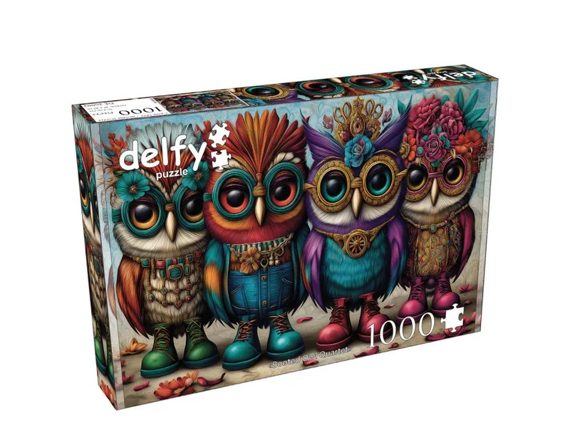 Booted Owl Quartet, 1000 pièces