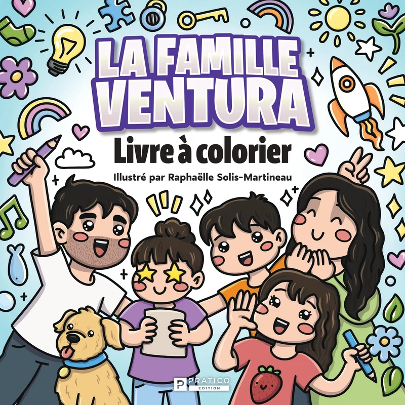 La famille Ventura Livre à colorier