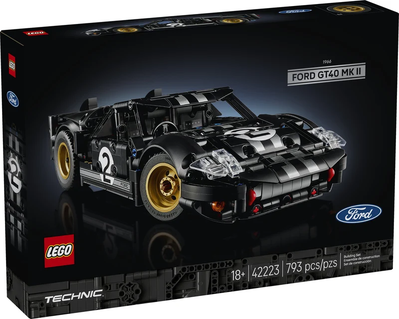 La voiture de course Ford GT40 MKII 1966