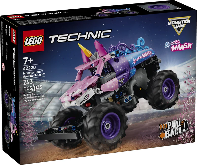 Monster Jam™ Sparkle Smash™ à rétrofriction