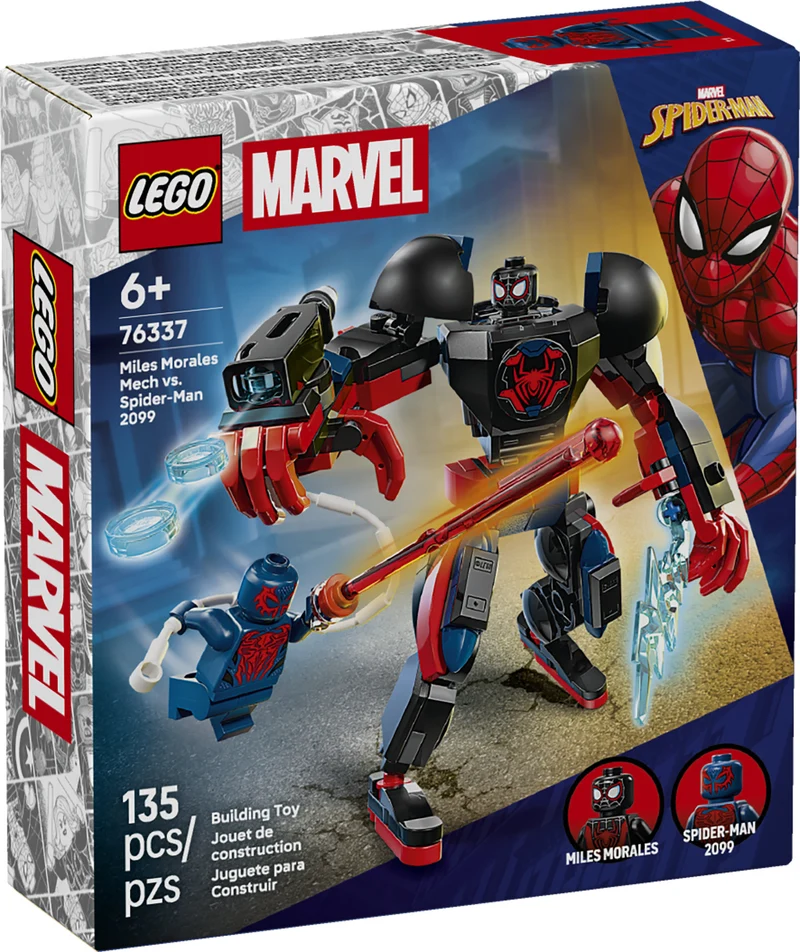 Le robot de Miles Morales contre Spider-Man 2099