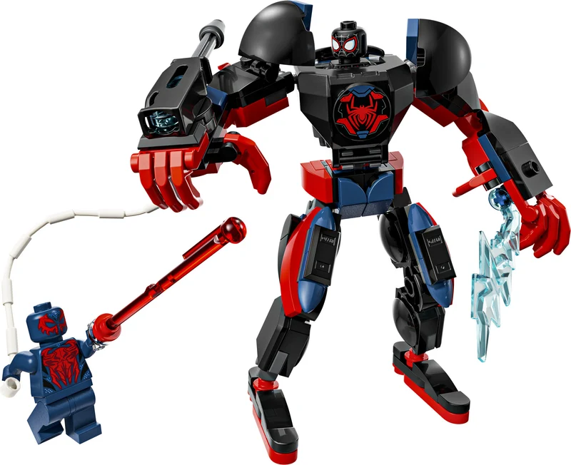 Le robot de Miles Morales contre Spider-Man 2099