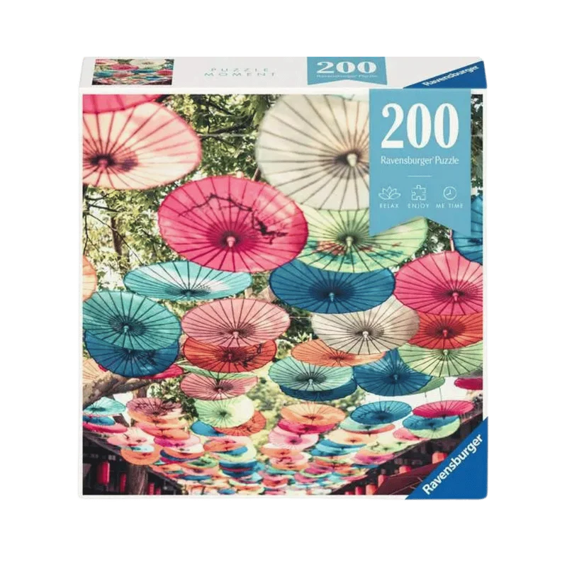 Puzzle Moments: Umbrellas (200 pcs)