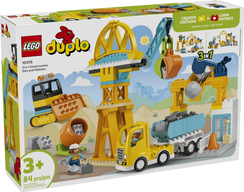 Le chantier avec véhicules 3 en 1
