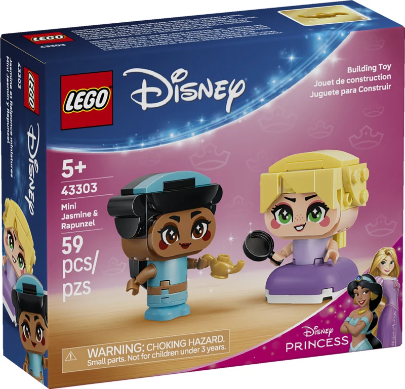 Jasmine et Raiponce miniatures
