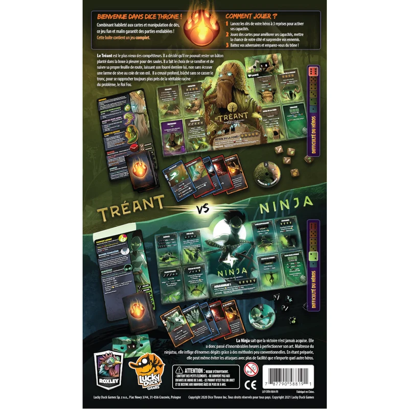 Dice Throne S1 - Tréant vs Ninja