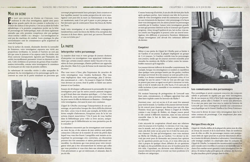 L'Appel de Cthulhu - Manuel de l'investigateur