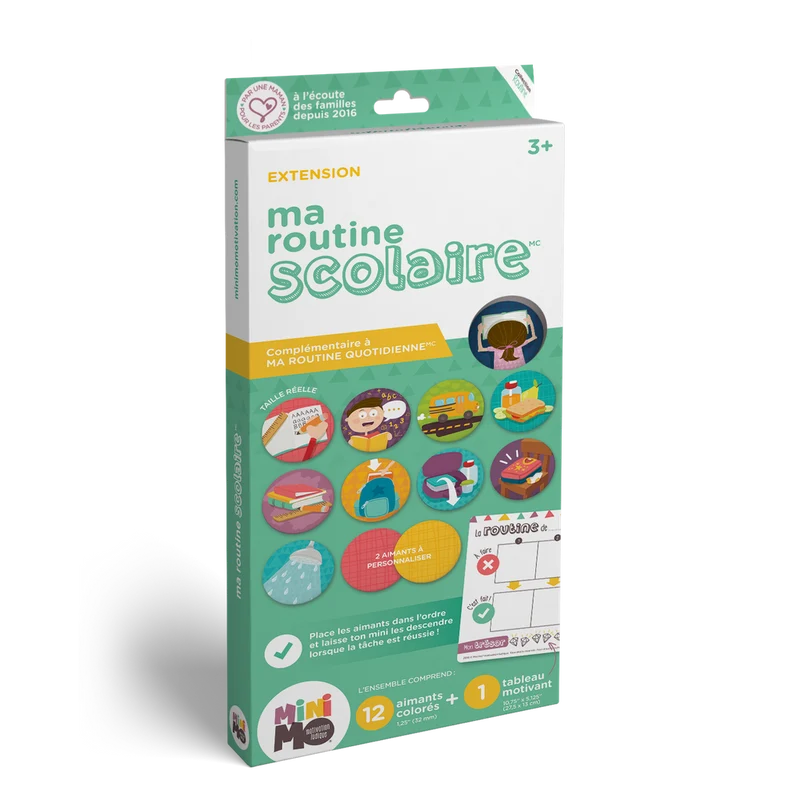 Minimo Ma routine scolaire