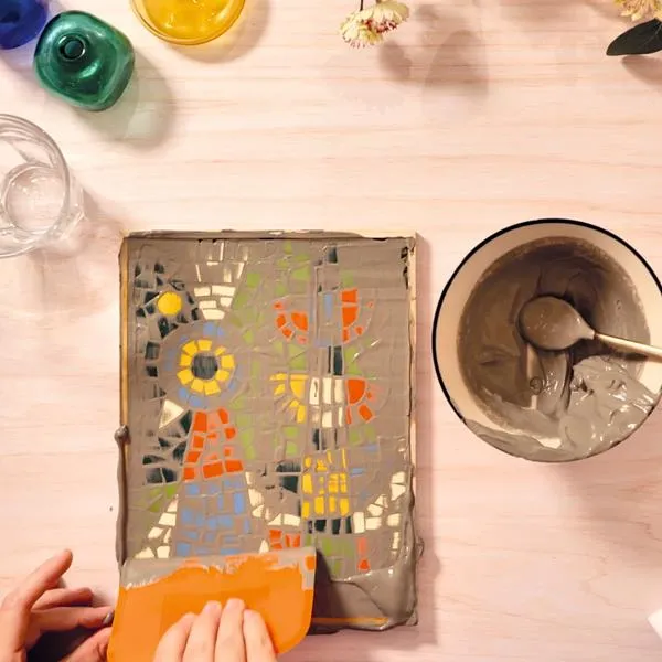 Atelier 73, mosaïque - Paon