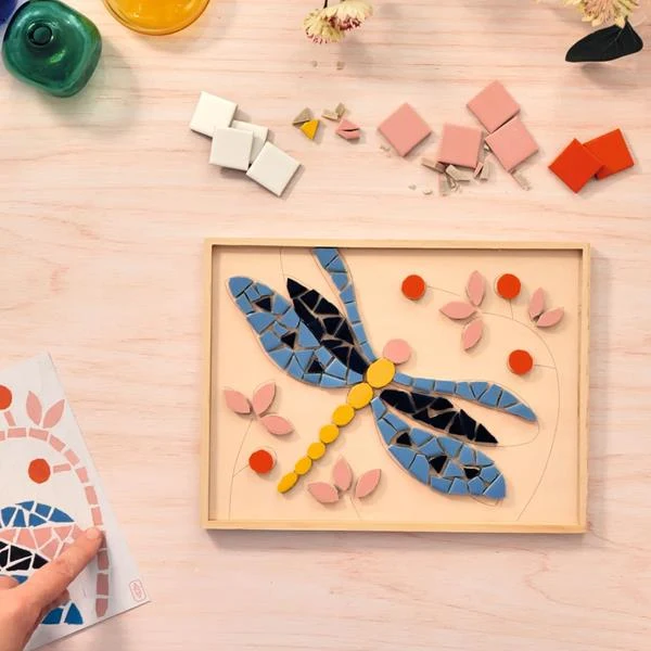 Atelier 72, mosaïque - Libellule