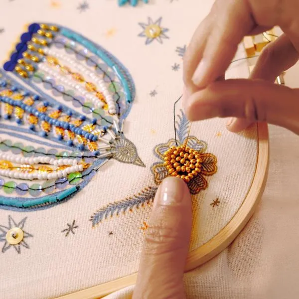 Atelier 59, perlage - Oiseau
