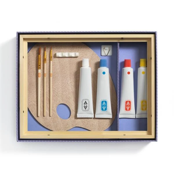 Atelier 23, mélange de couleurs - Champs