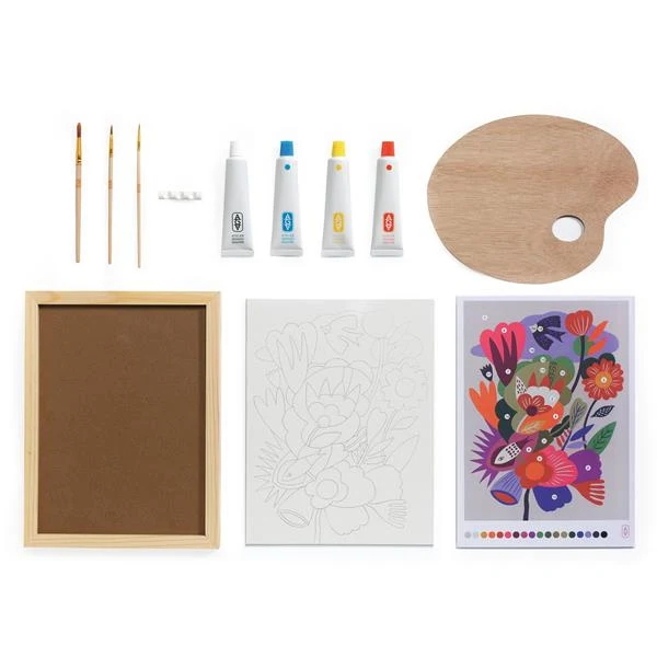 Atelier 23, mélange de couleurs - Champs
