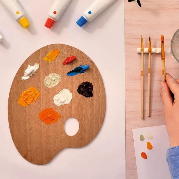 Atelier 23, mélange de couleurs - Champs