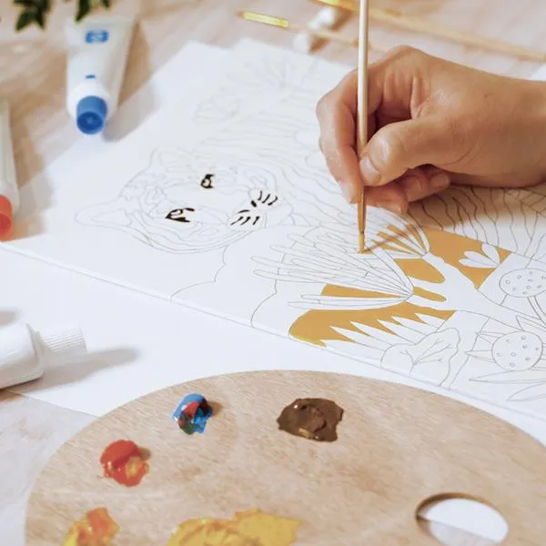 Atelier 22, mélange de couleurs - Sauvage
