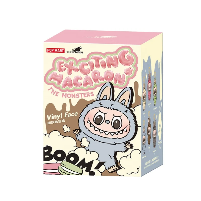 Peluche 6" Lafufu Exciting macarons boîte mystère