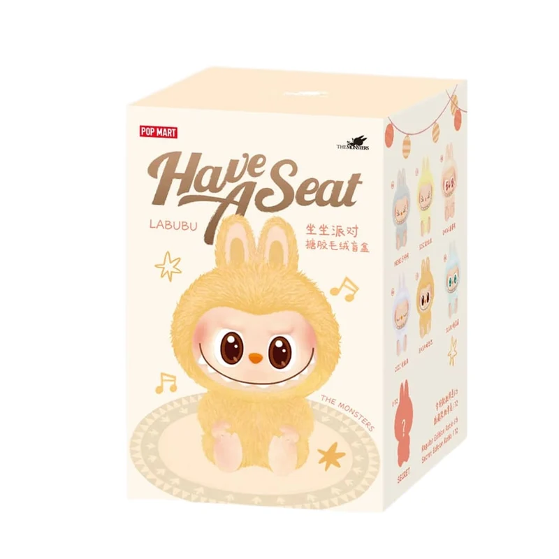Peluche 6" Lafufu Have a seat (boîte mystère)