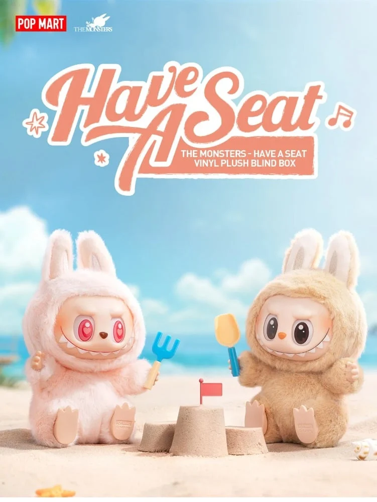 Peluche 6" Lafufu Have a seat (boîte mystère)