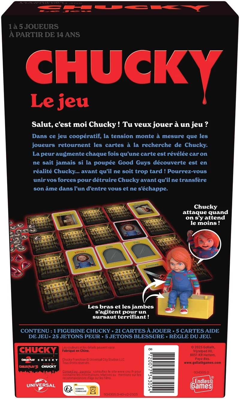 Jeu Chucky