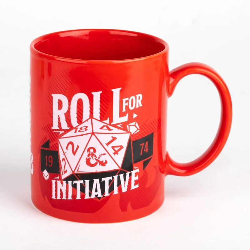 Dungeons & Dragons - Mug Roll for initiative 320 mL