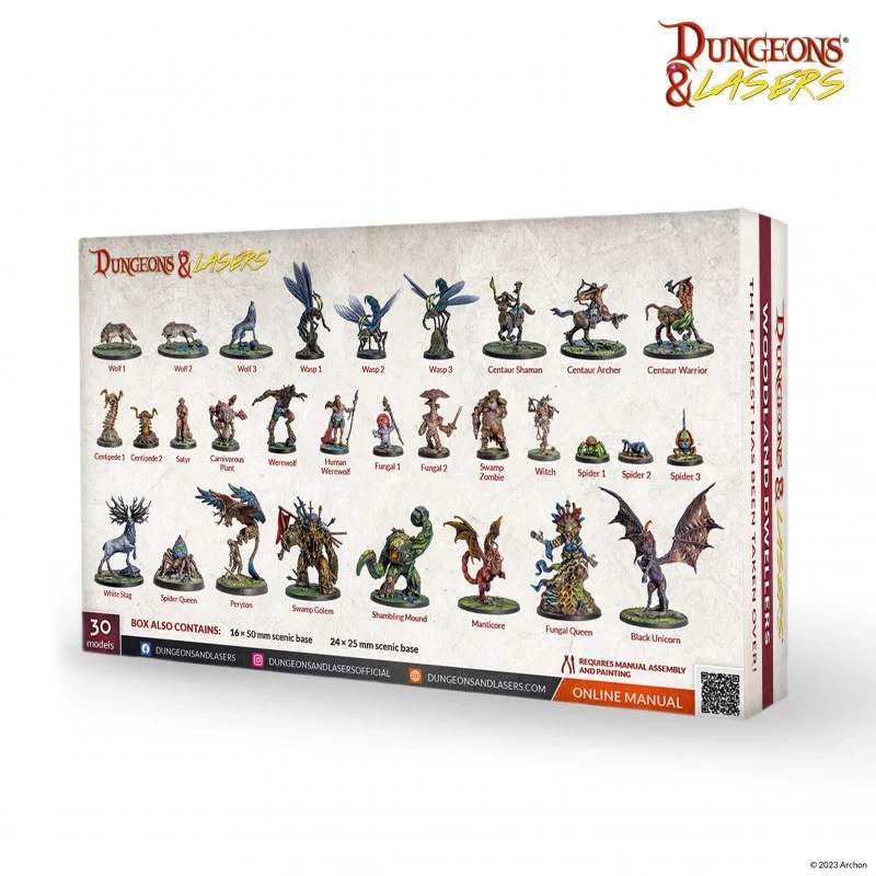 Dungeons & Lasers - Figurines - Woodland Dwellers