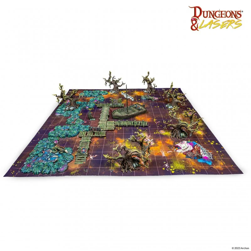 Dungeons & Lasers - Décors - Swamps of doom