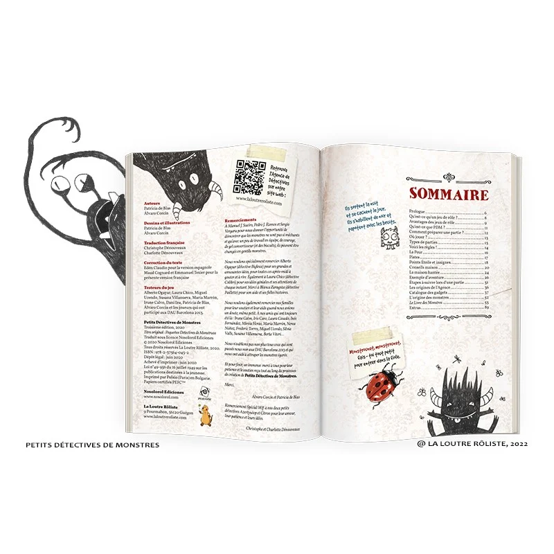 PETITS DETECTIVES DE MONSTRES – Livre de base