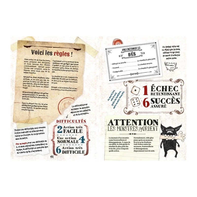 PETITS DETECTIVES DE MONSTRES – Livre de base