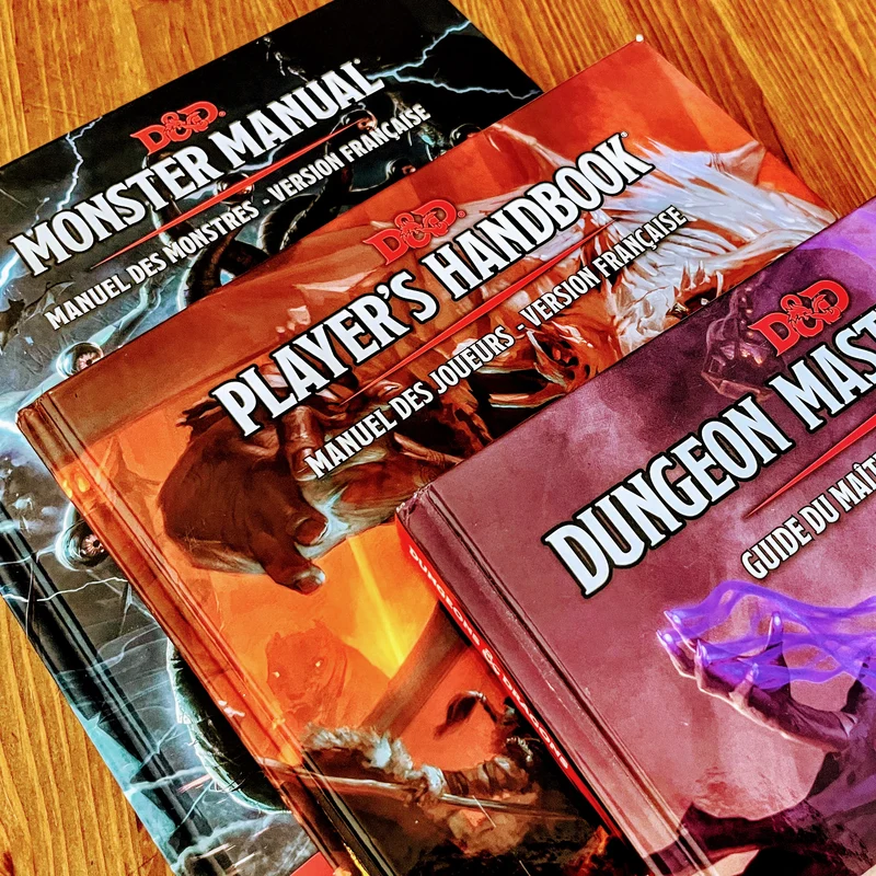Dungeons & Dragons - Le tryptique (manuels du joueur, du maître et des monstres)