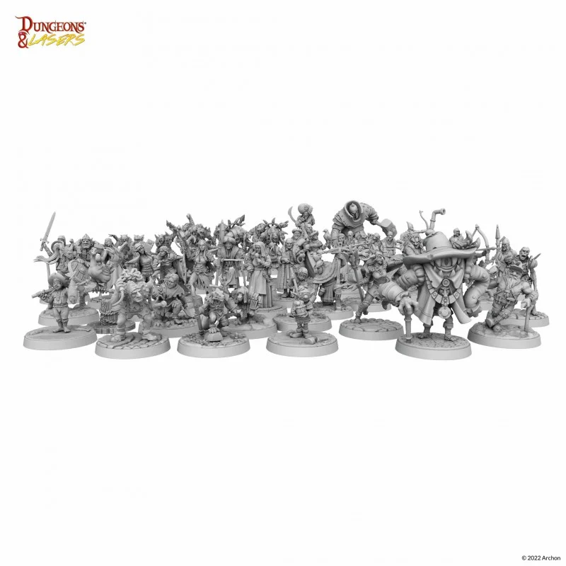 Dungeons & Lasers - Figurines - Pack de personnages non joueurs