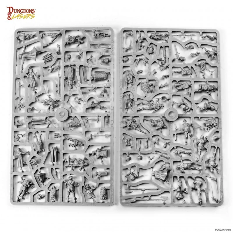 Dungeons & Lasers - Figurines- Les habitants de la cité