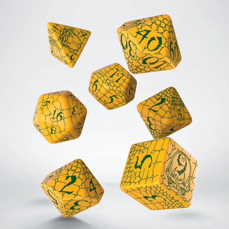 Set de dés Pathfinder - Crâne de serpent